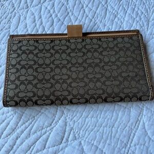Coach Checkbook Wallet